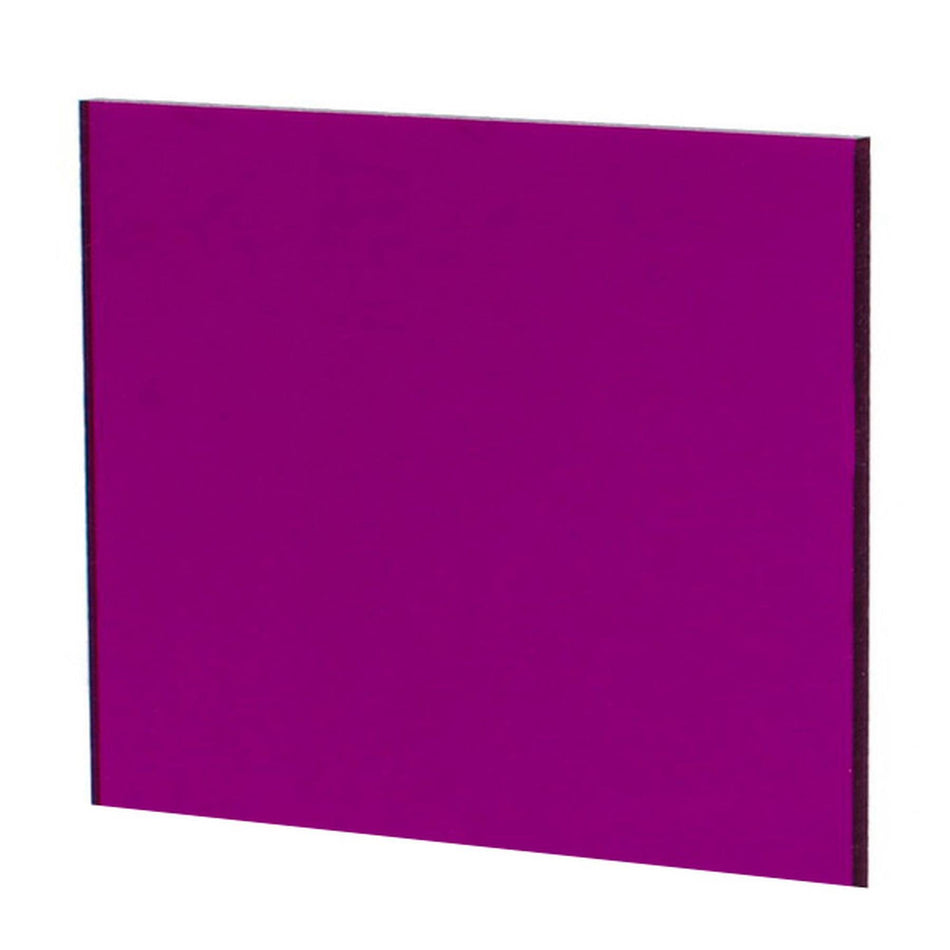 Purple Transparent Acrylic Sheet - 400x300x3mm