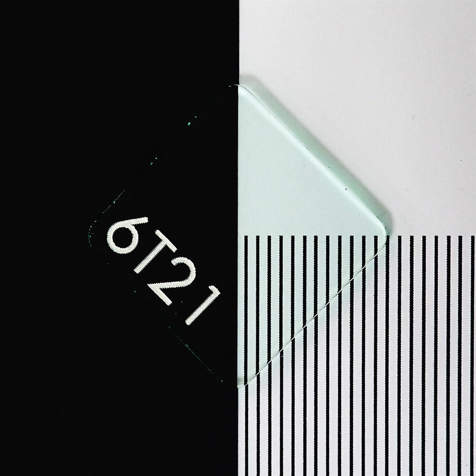 6T21 3MM Glass Look Cast Acrylic Sheet (3mm thick)