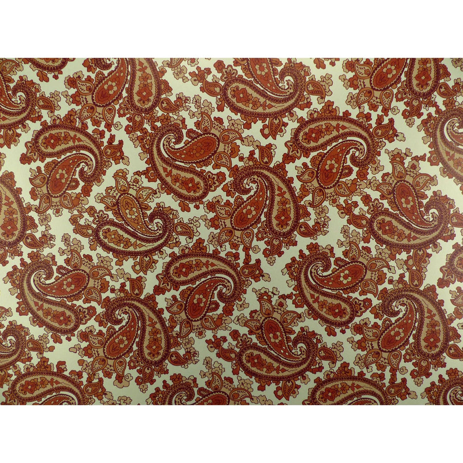 Pearl Gold Backed Brown Paisley Paper Guitar Body Decal - 420x295mm