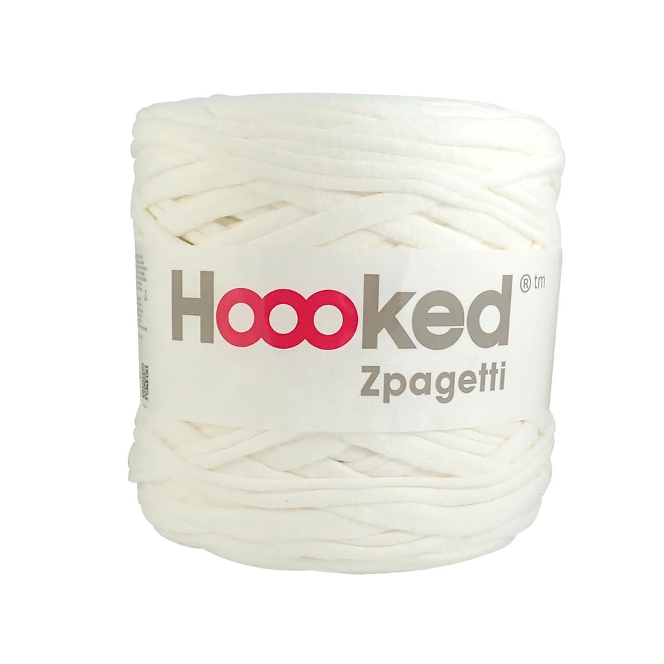 White Zpagetti Cotton T-Shirt Yarn