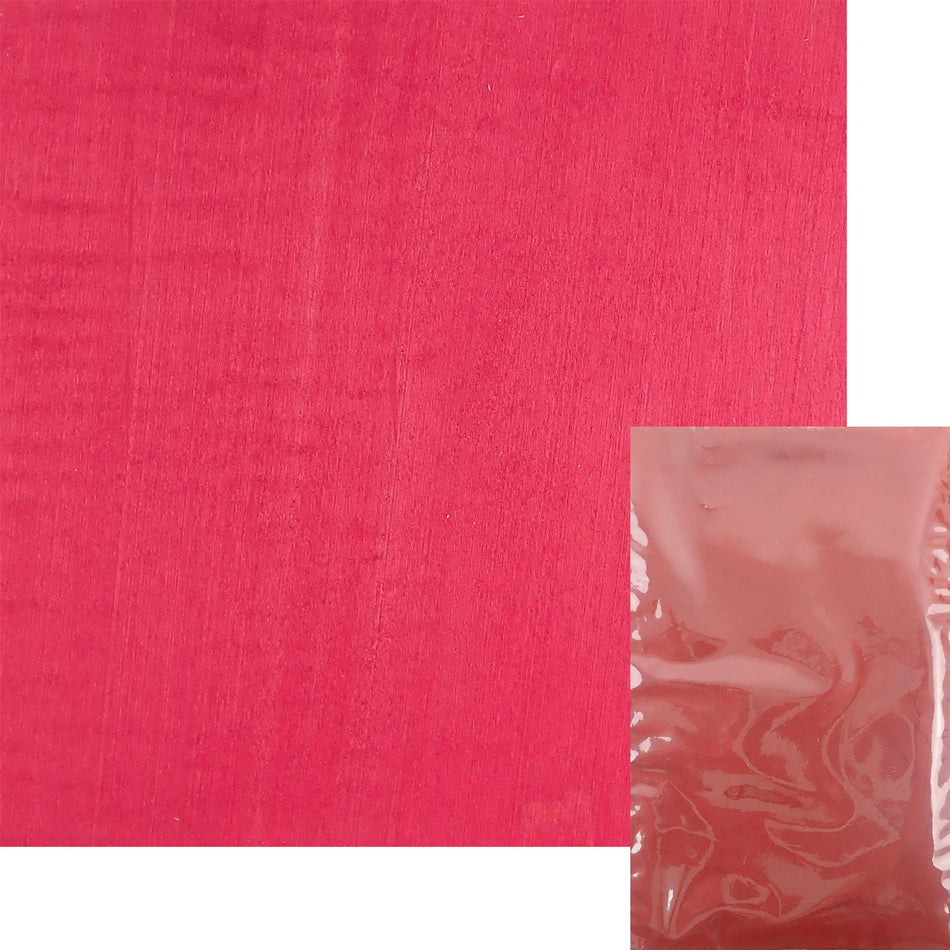 Dark Cherry Red Water Soluble Aniline Wood Dye Powder - 1oz, 28g