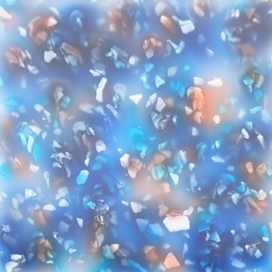 Steel Blue Crystal Cast Acrylic Sheet (3mm thick)