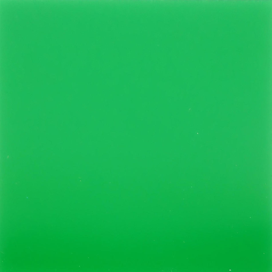 Green Transparent Acrylic Sheet - 98x98x3mm, Sample