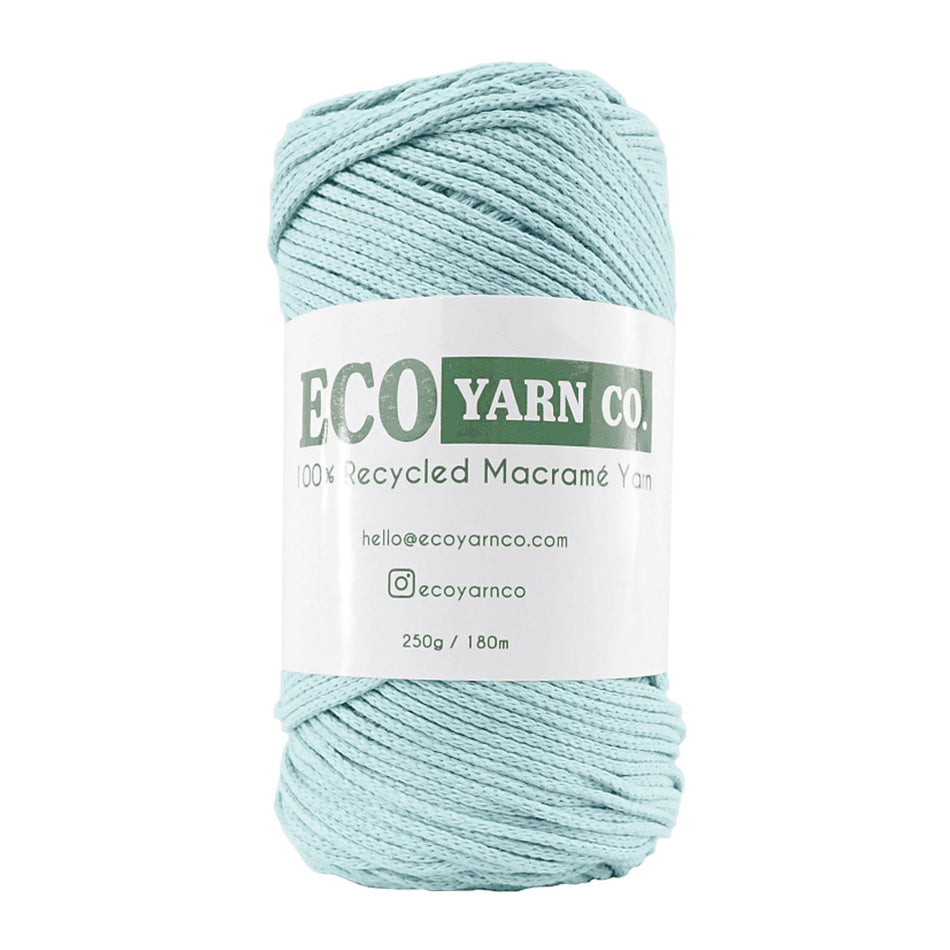 Light Green Cotton/Polyester Macrame Yarn - 180M, 250g