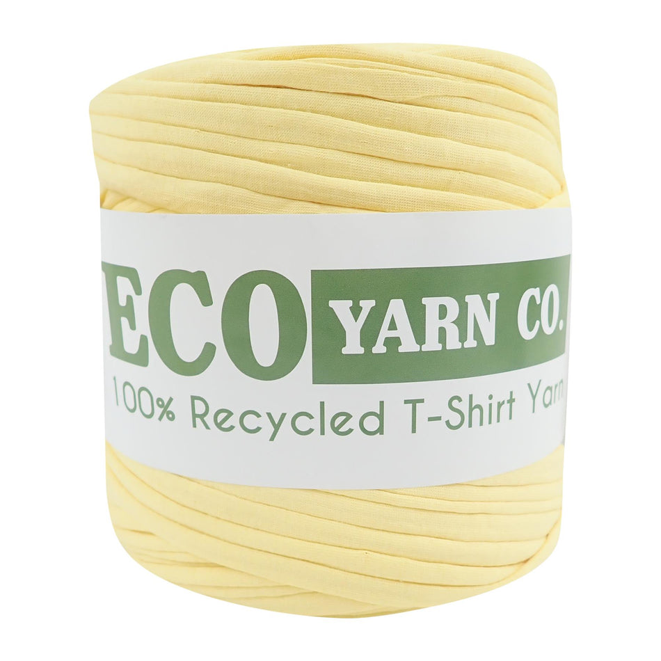 Bright Yellow Cotton T-Shirt Yarn - 120M, 700g