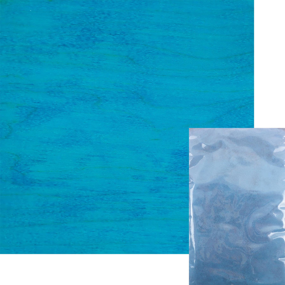 Turquoise Alcohol Soluble Aniline Wood Dye Powder - 1oz, 28g