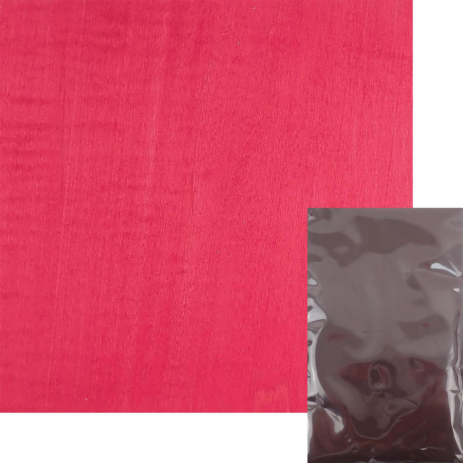 Cherry Red Water Soluble Aniline Wood Dye Powder - 1oz, 28g