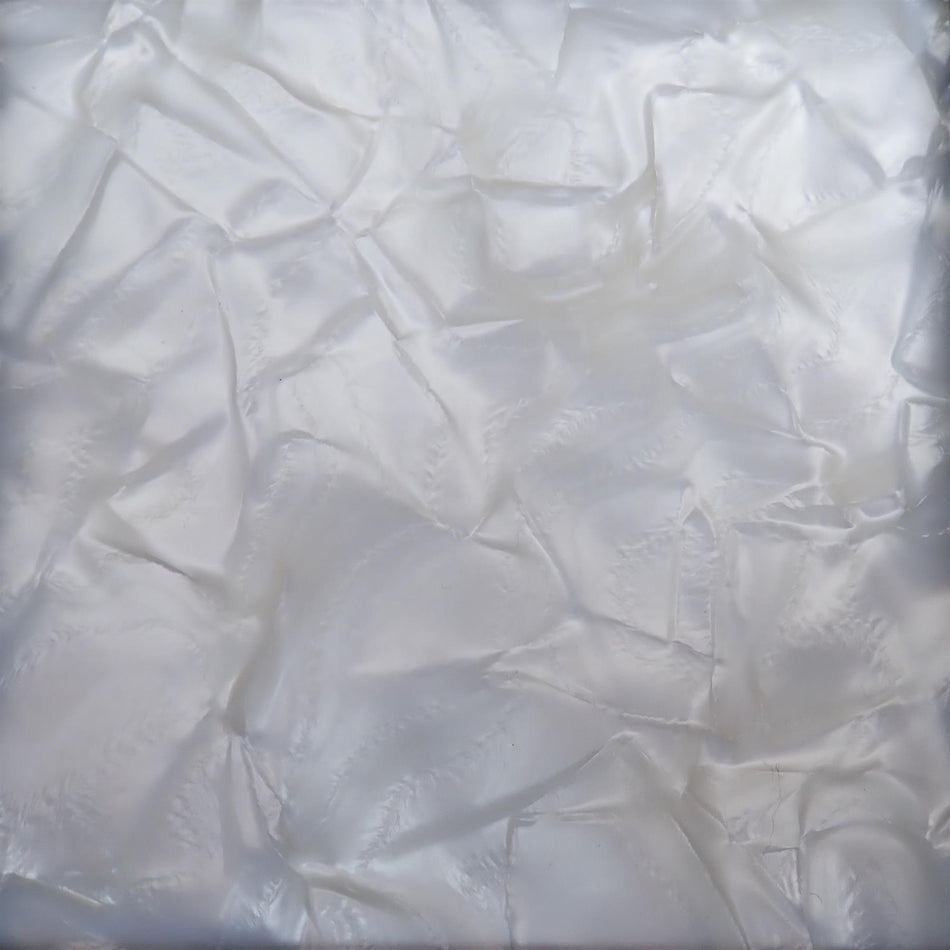 White Large Pattern Pearloid Celluloid Sheet