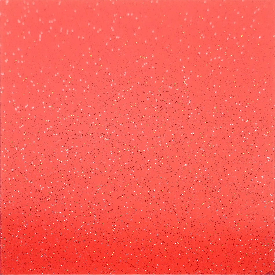 Red Transparent Glitter Cast Acrylic Sheet (3mm thick)