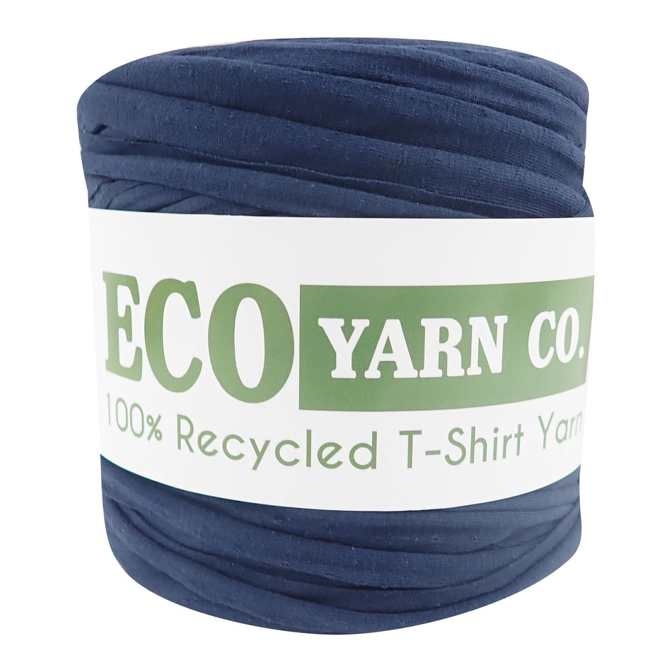 Dark Blue Cotton T-Shirt Yarn - 120M, 700g