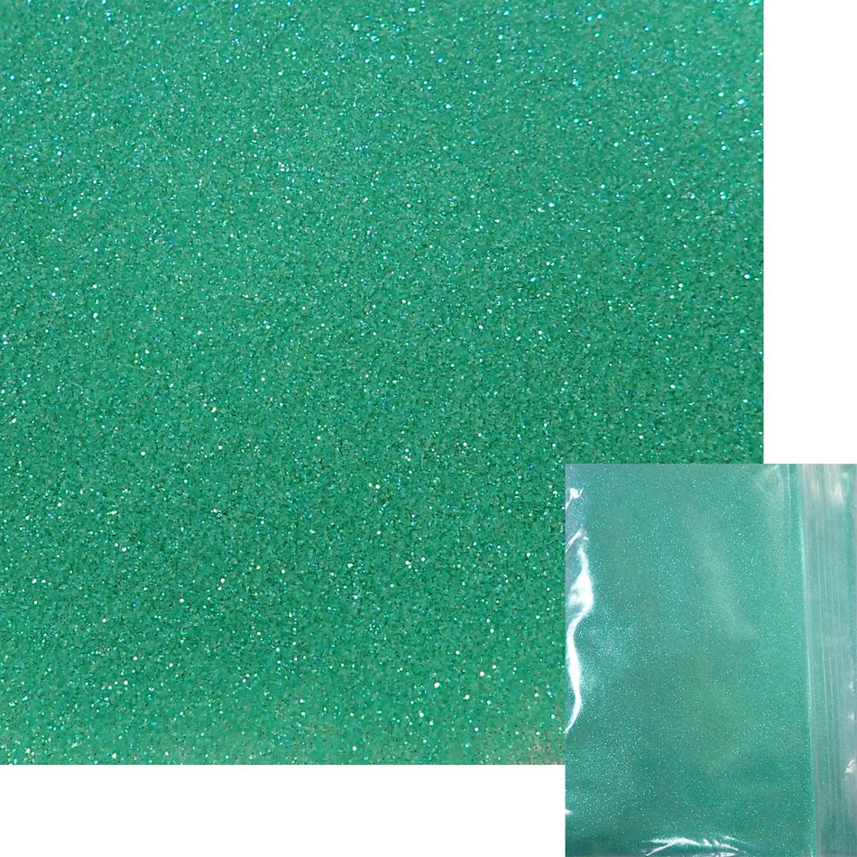 Green Rainbow Glitter Flake - 100g 0.008