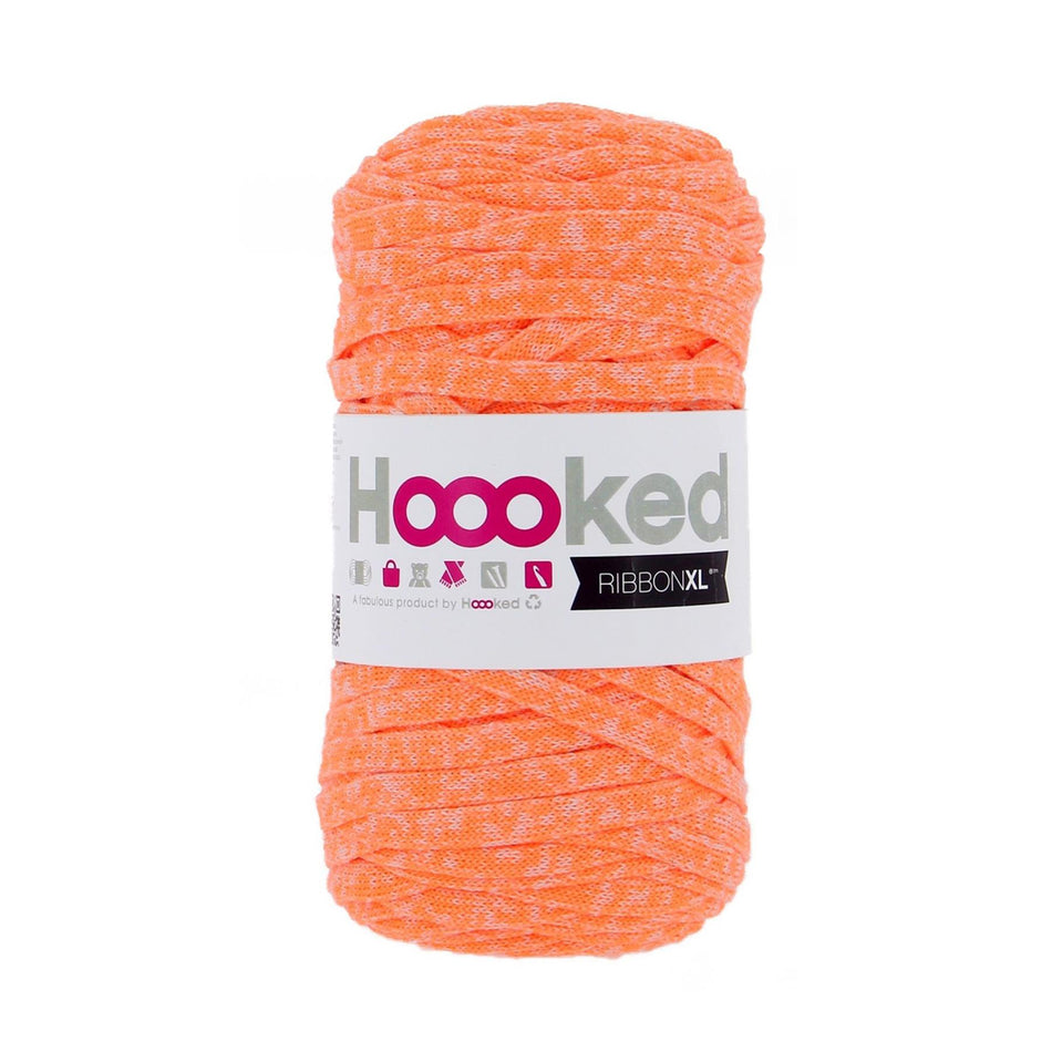 Neon Atomic Tangerine RibbonXL Cotton Yarn