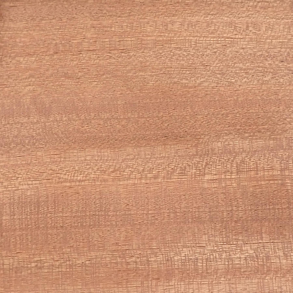 Quartersawn Sapeli Fleece Backed Natural Wood Veneer - 300x200x0.25mm