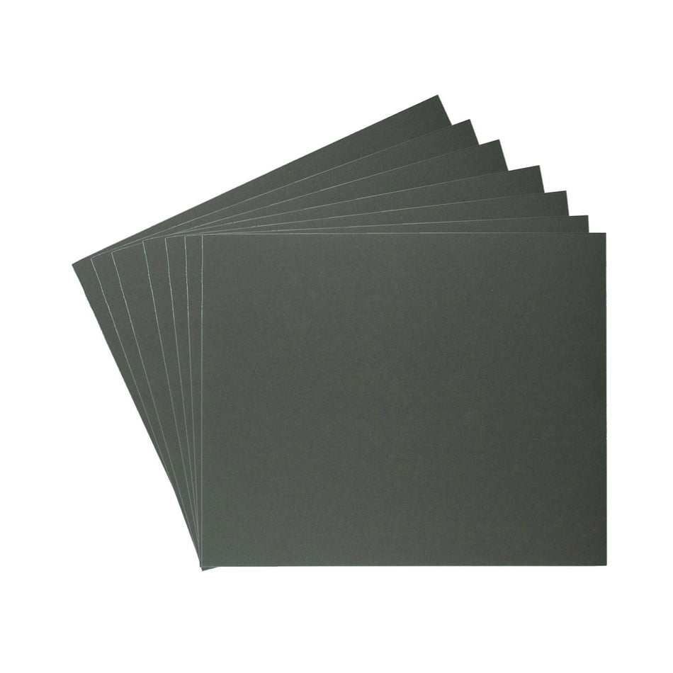 PS8 Wet/Dry Abrasive Sheet Selection - 280x230mm, Set of 7, 400-2000