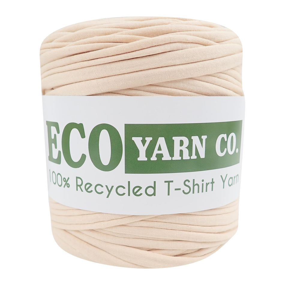 Beige Cotton T-Shirt Yarn - 120M, 700g