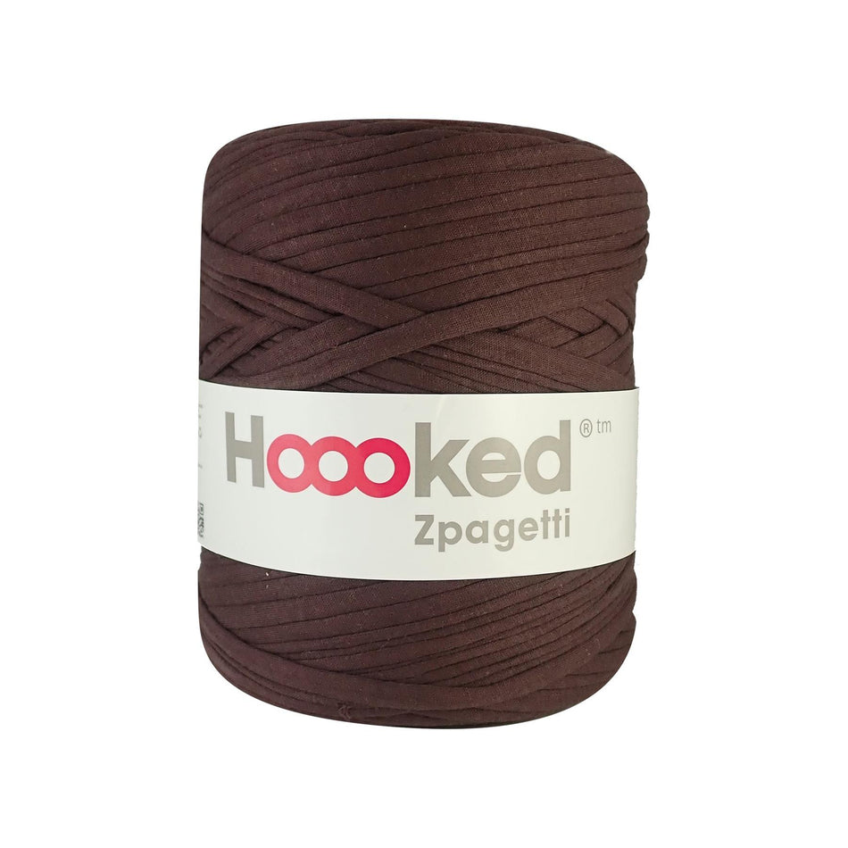 Dark Brown Zpagetti Cotton T-Shirt Yarn