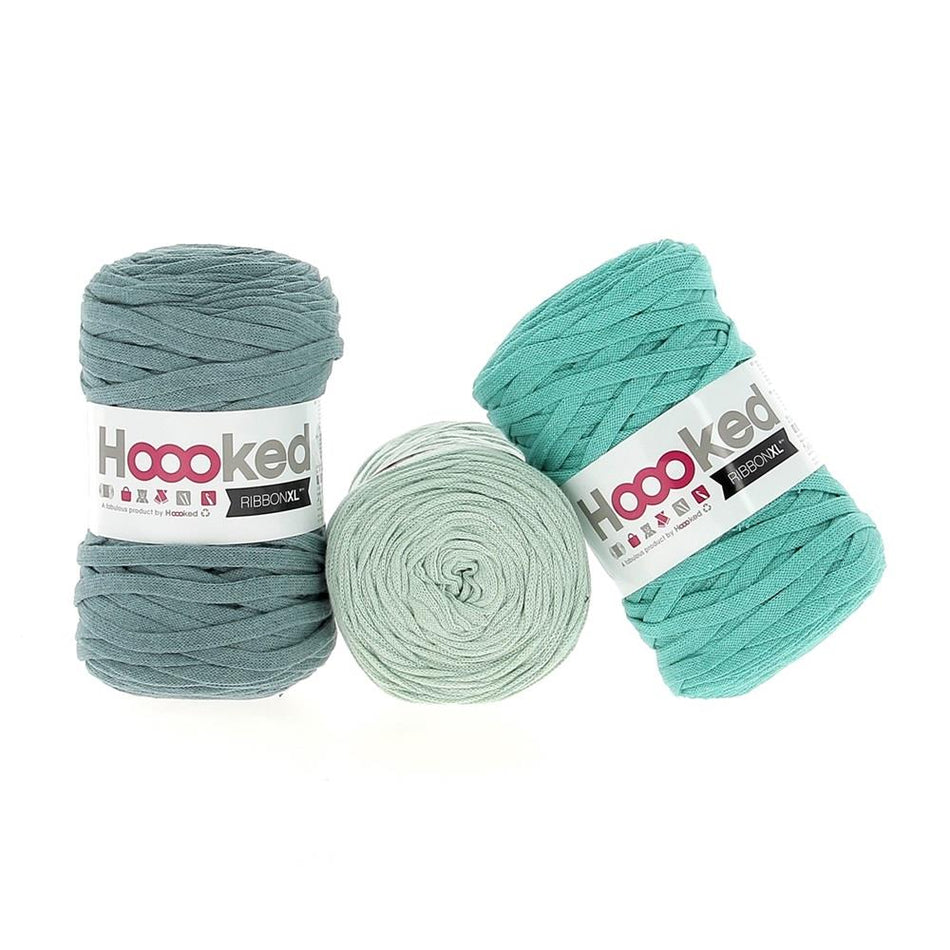 RIBBONXL BUNDLE X 3 CATCHY SPRING RibbonXL Catchy Spring Cotton Yarn - 120M, 250g Pack of 3