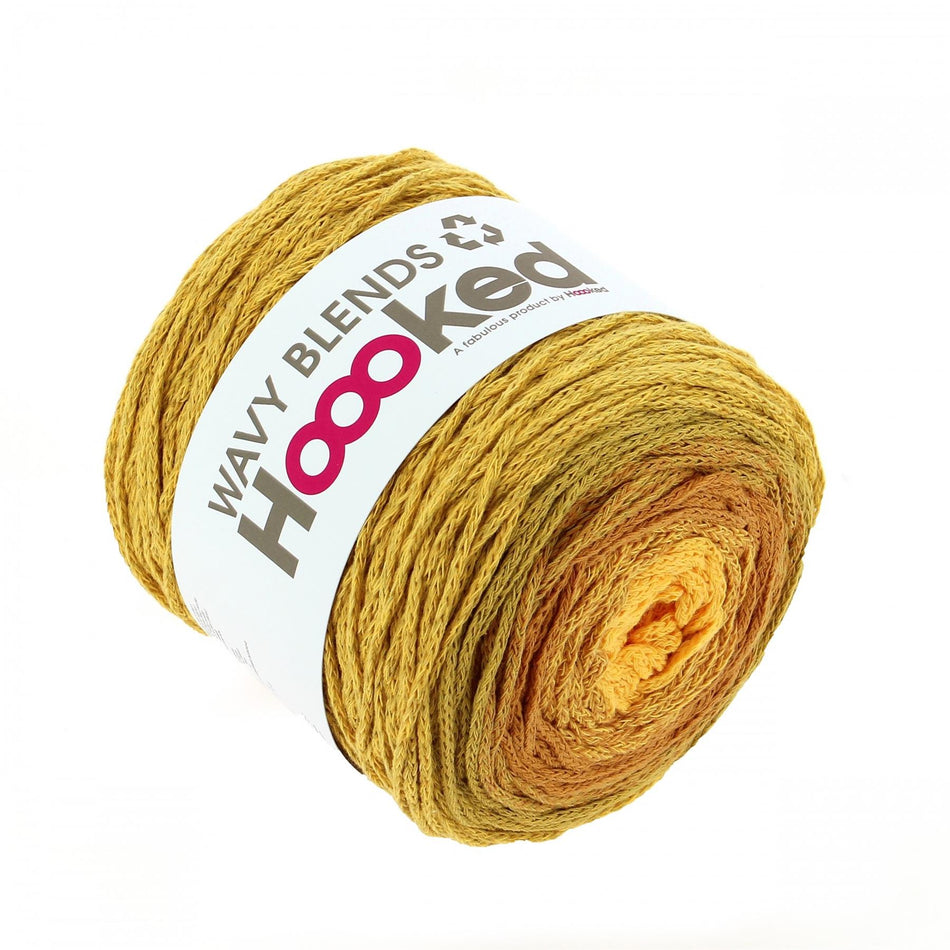 WB01 Wavy Blends Spicy Harvest Recycled Cotton Yarn - 260M, 250g