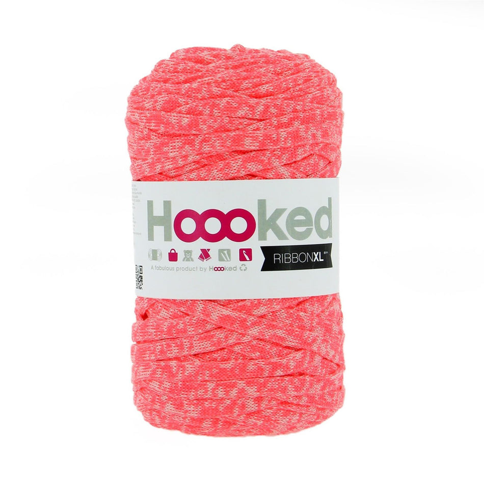 Neon Radical Rose RibbonXL Cotton Yarn