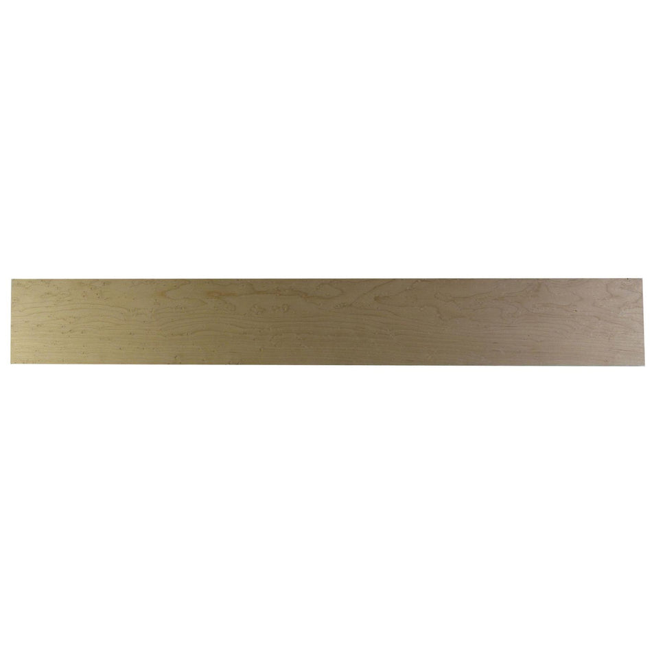Birdseye Maple Guitar Fingerboard Blank (Unslotted) - 530x70x6mm