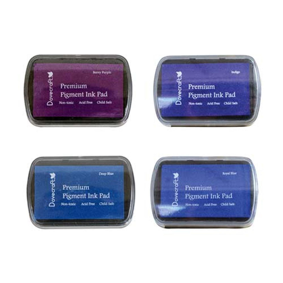 Blues Pigment Ink Pad Bundle - Set of 4