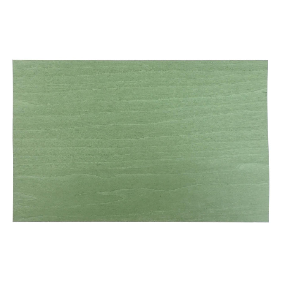 Green Maple Dyed Wood Veneer - 300x210x0.45mm